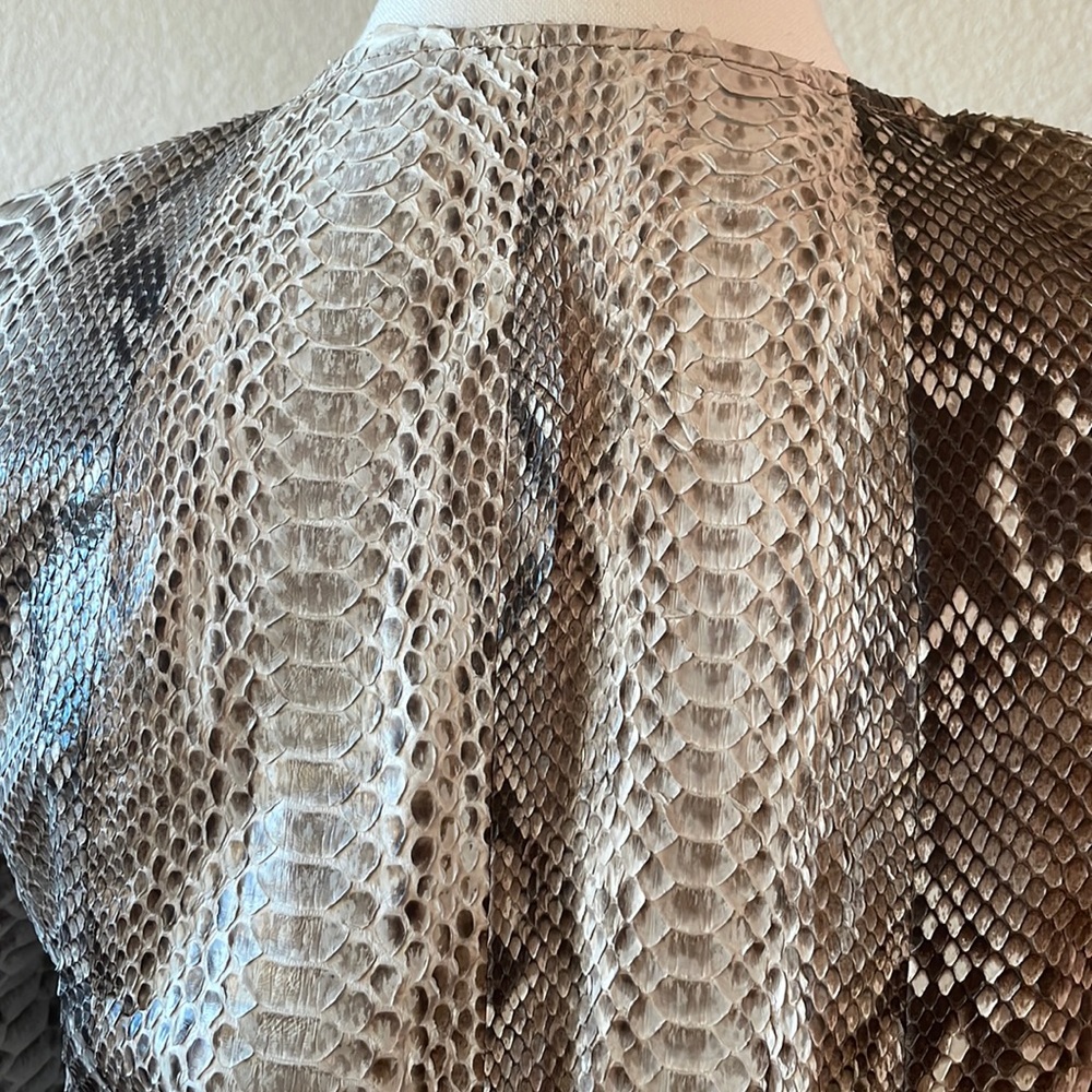 Python Genuine Leather Jacket Size Small - image 7